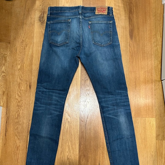 Men’s Levi’s 510 skinny jeans washed blue W34 L32 - Picture 3 of 8